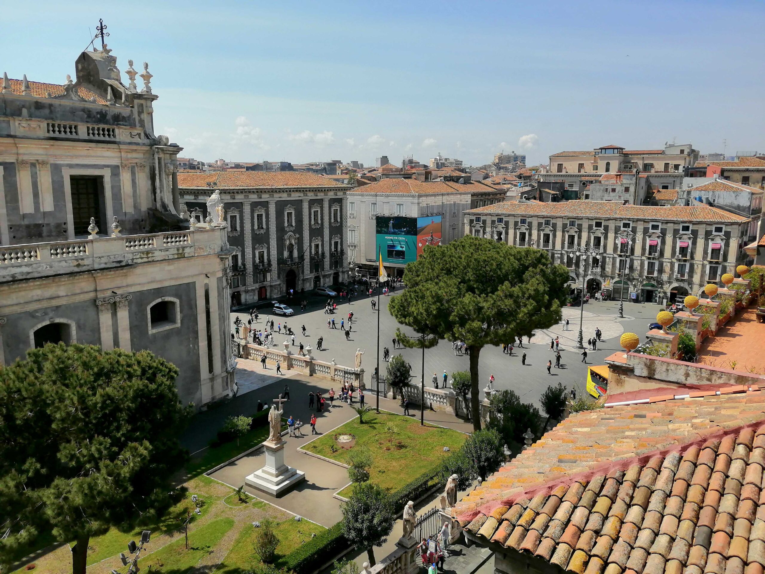 Duomo di Catania visto dall’alto